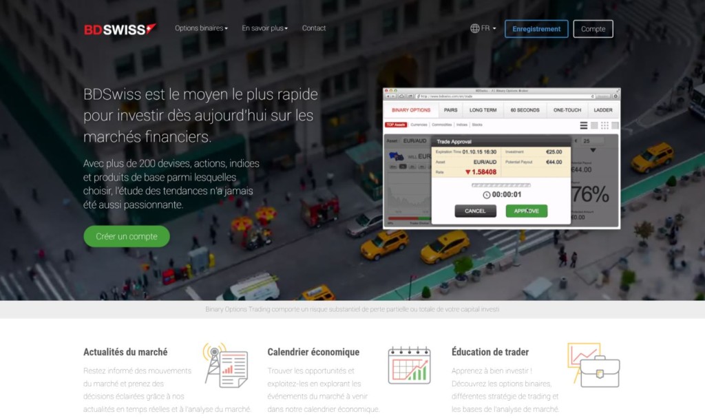 Meilleur site trader option binaire